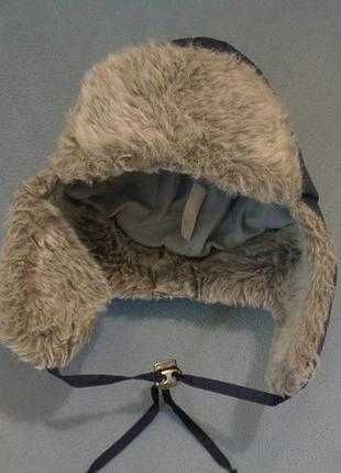 Тепла шапка вушанка р.52 Lenne