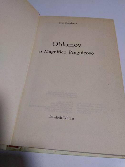 Oblomov o Magnífico Preguiçoso, de Ivan Goncharov