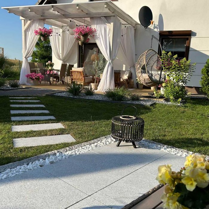 Płytki/Stopnie/Parapety Granit Płomieniowany g603 New Blanco