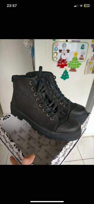 Buty zimowe sznurowane jak trampki 37 Lasocki CCC