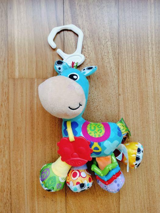 Mordedor-peluche-chocalho Pónei Playgro 3M+