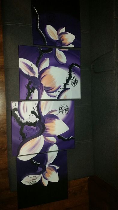 Obraz na płótnie tryptyk 4 sztuki