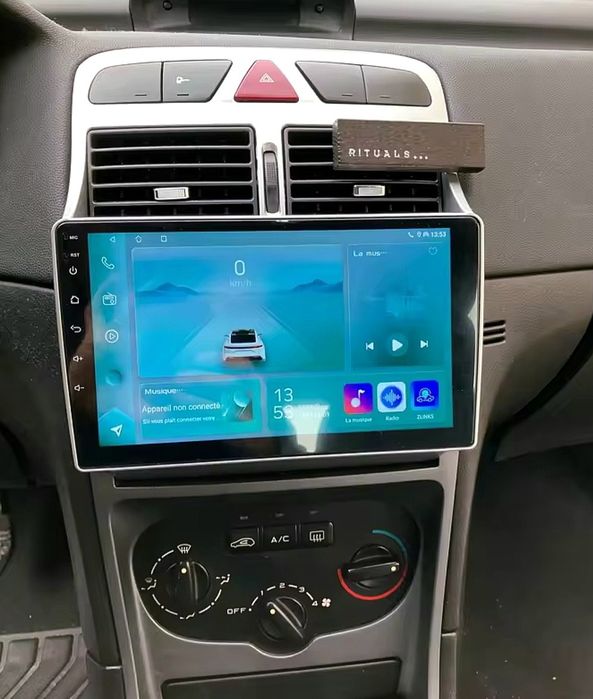 Rádio Android 14 com GPS Peugeot 307 (Artigo Novo)