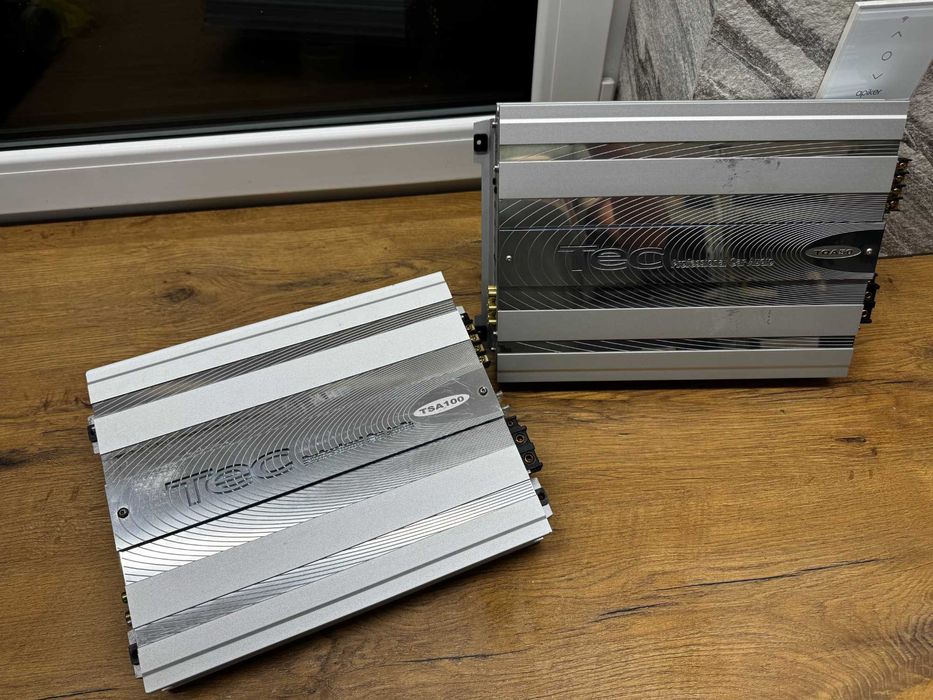 komplet wzmacniaczy tec tqa 50,tec tsa 100 świetna jakość,stara szkoła