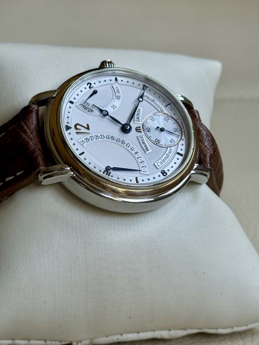 Maurice Lacroix Masterpiece Zloto i Stal Retrograde Calendrier