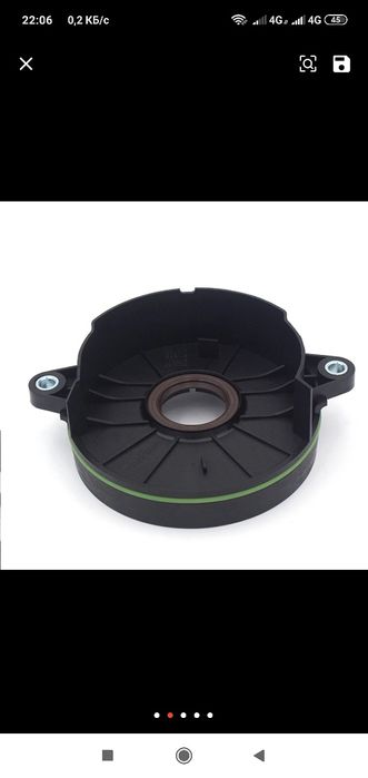 Передний сальник коленвала с крышкой (уплотнительное кольцо)двигателя