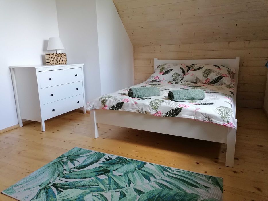 Domek 6 os. z balią, sauną jezioro Hańcza, Suwalski Park Krajobrazowy.