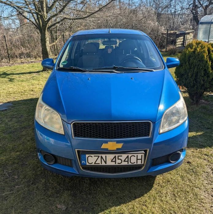 Chevrolet Aveo 1.2 86 KM, 125 tys. km, klima, nowe tarcze i klocki