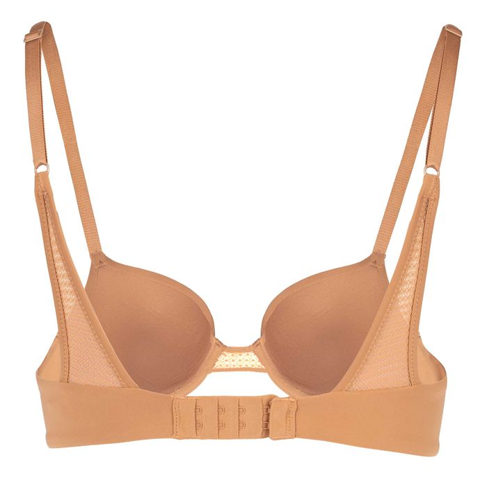 Biustonosz Calvin Klein Perfectly Fit Flex 80C nude demi nowy