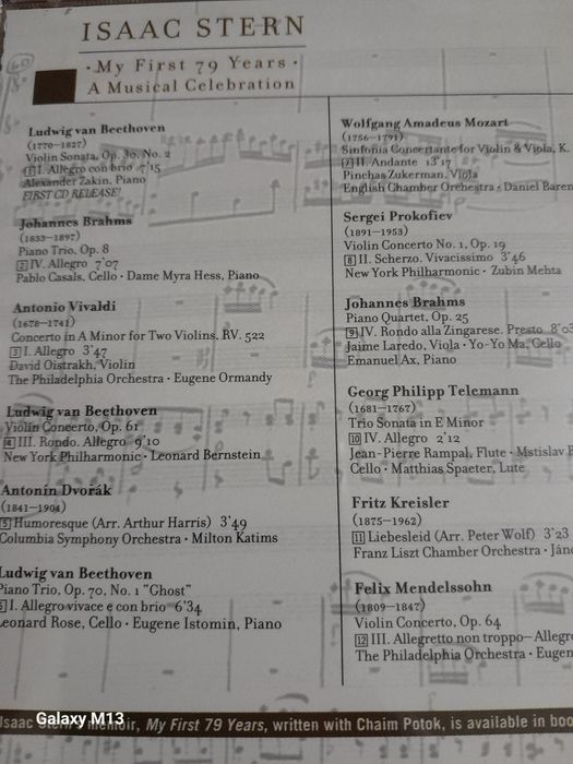 Isaac Stern  My First 79 Years