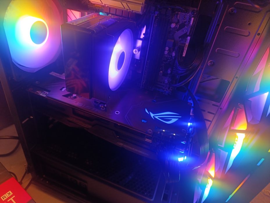 Komputer gamingowy i5 11400f, 16GB DDR4, Asus Rog Strix Radeon RX 5700 XT