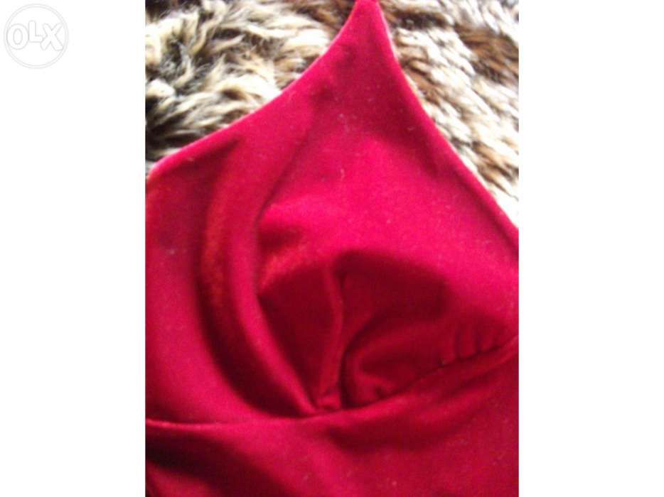 Vestido vermelho veludo