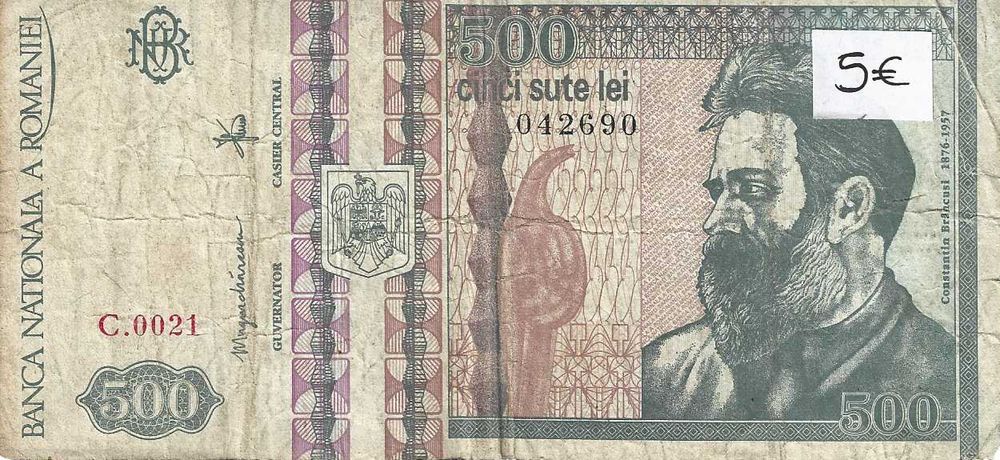 Notas antigas - Roménia