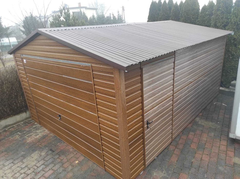 Garaż blaszak 6x5 dwuspad Magazyn wiata blaszana Hala Garaże 5x7 9x6