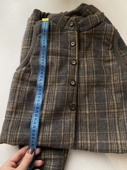 Костюм зимовий в клітинку