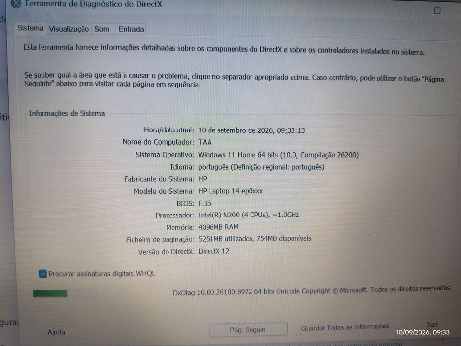 Portátil HP 14-ep0003np (14' - Intel N200 - RAM: 4 GB - 128 GB SSD- Intel UHD)