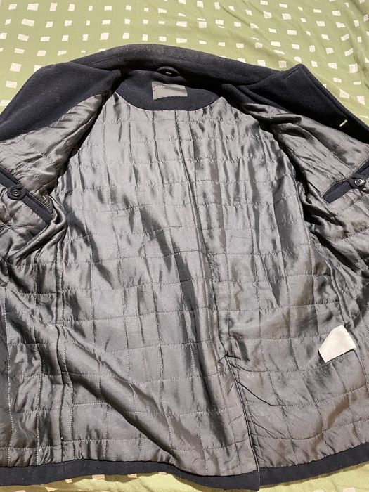 Sobretudo de homem,  lã azul escuro Pied Poule - Small