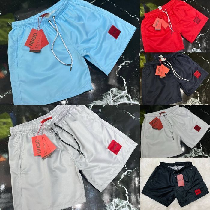 55-67кг!! РАСПРОДАЖА! Шорты пляжные для бассейна мужские hugo boss