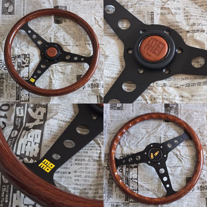 Руль Momo Спортивный с вылетом дрифт замша