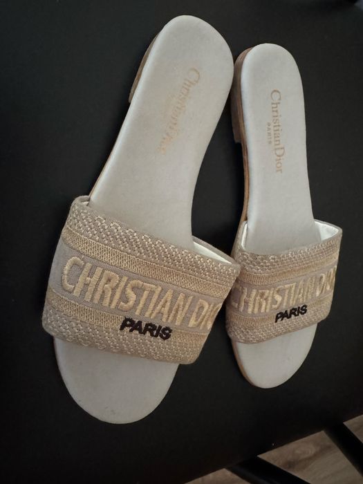 Christian Dior Paris klapki damskie rozmiar 36
