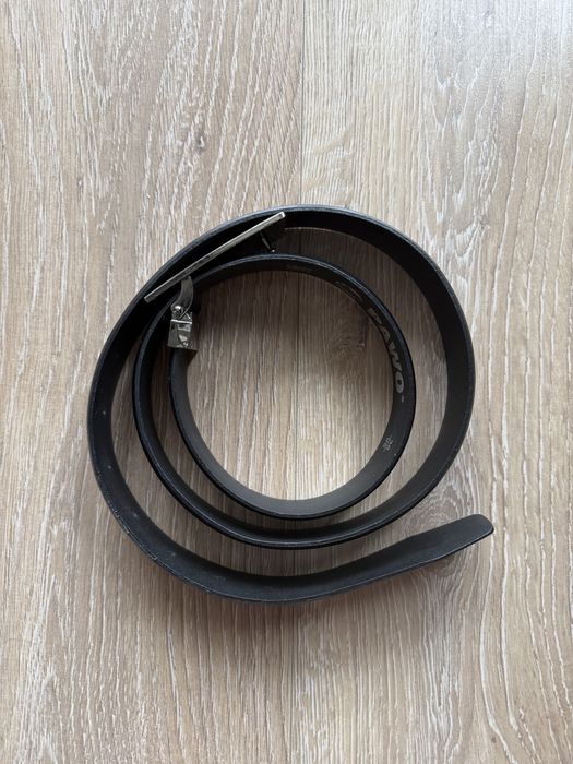 Skorzany pasek garniturowy PAWO, rozmiar 95 cm