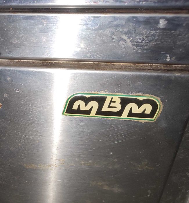 Bancada horizontal ESTUFA, inox, marca MBM (Itália), p/ restauração