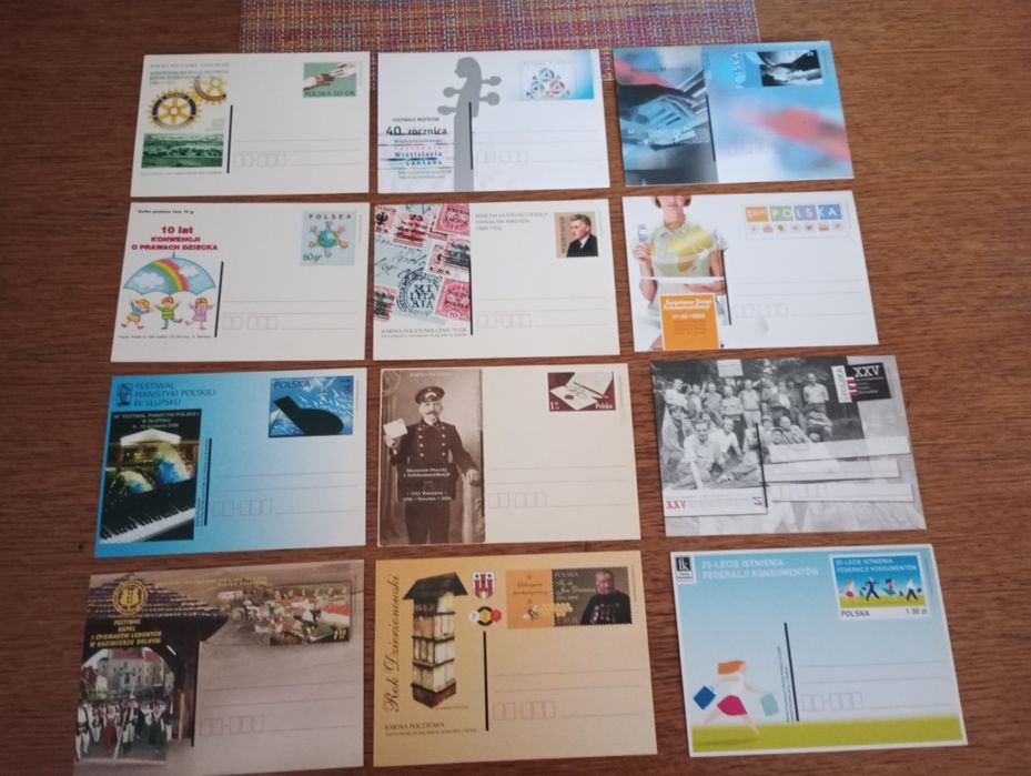 Karty pocztowe do sprzedania.