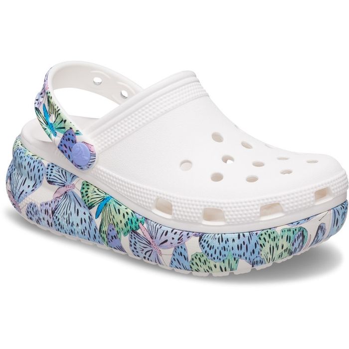 Crocs Classic Cutie Clog Butterfly крокси білі на дівчинку метелики