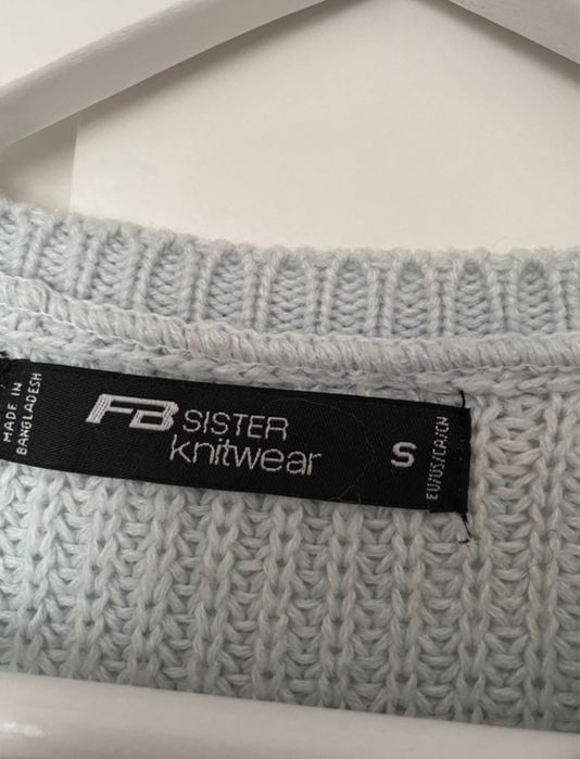 Sweter snow jasnoniebieski