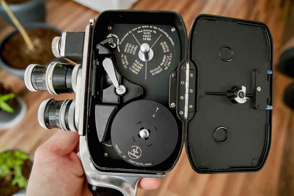 Kamera 8mm Bolex Pallard D-8L 1959 Szwajcaria z futerałem