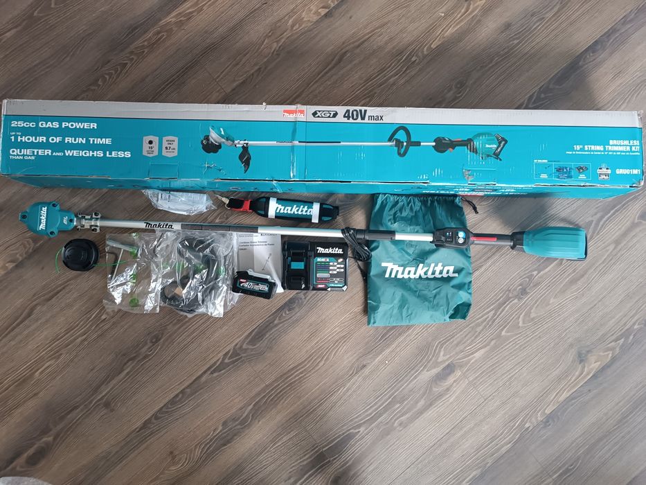 Акумуляторний Тример Makita GRU01M1.XGT 40V Max.+ Акумулятор 4.0А.Г