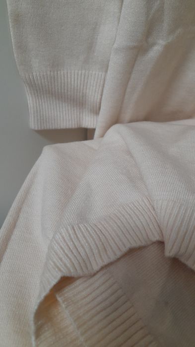 Платье теплое ОВЕРСАЙЗ,  Европу, Слоновая кость