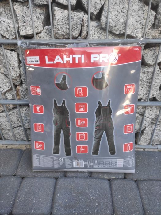 Spodnie warsztatowe,ogrodniczki Lahti Pro