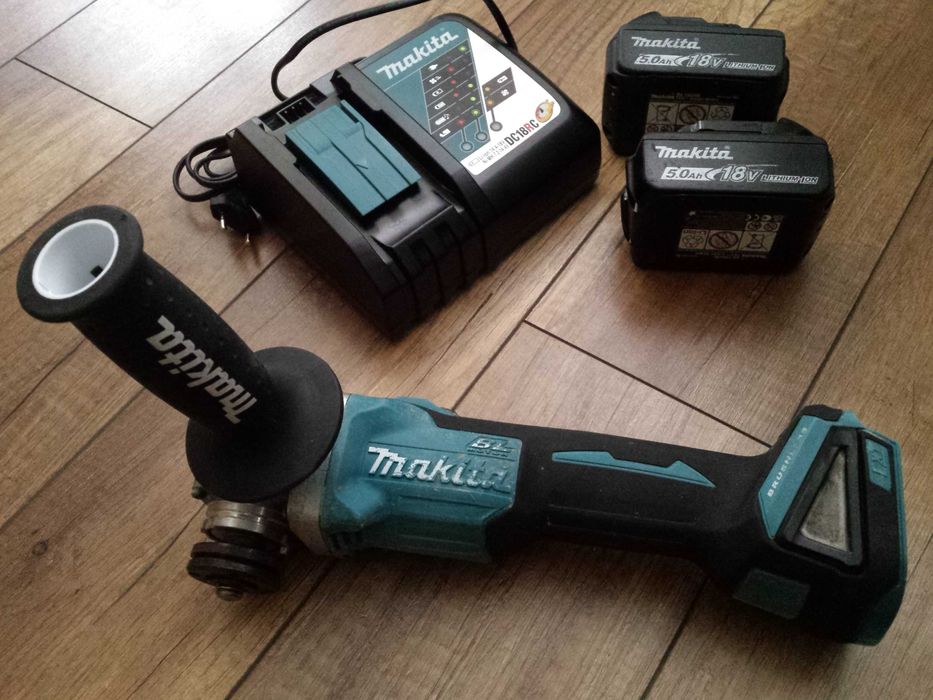 MAKITA DGA504 LXT 18V szlifierka kątowa  BLDC gumówka fleks