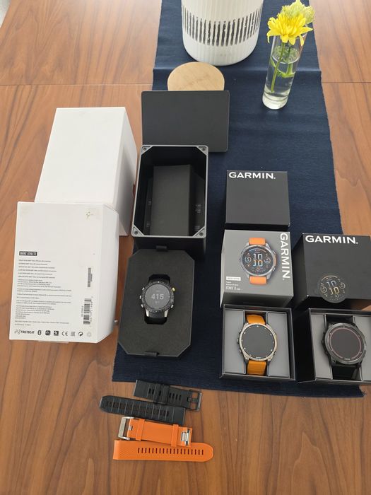 Garmin Fénix 8, 7X Pro e Marq Athlete Premium. Troca/retoma. Fatura, garantia