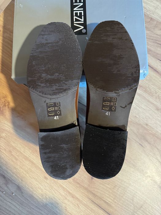 Botki sztyblety - skóra naturalna - 41 Venezia- OKAZJA