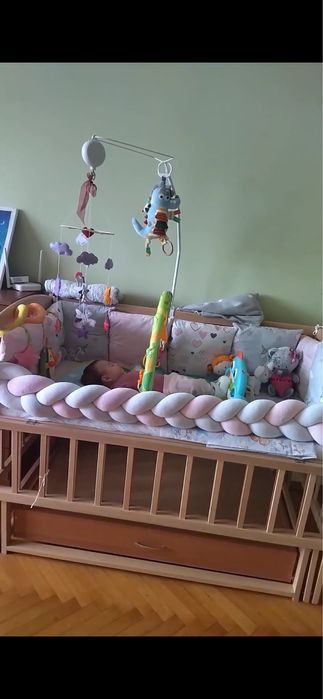 Косичка бортик в ліжечко