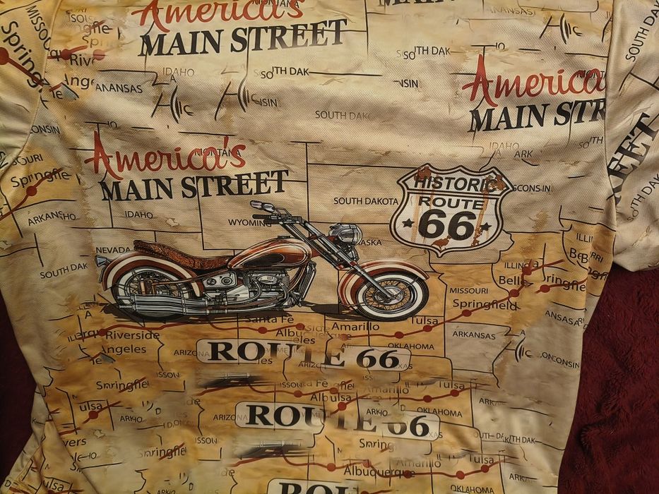 Koszulka 6XL motor, Route 66