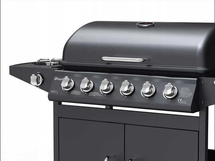 Grill gazowy TEPRO TARBORO 6+1 ogrodowy 14,3kw kółka !