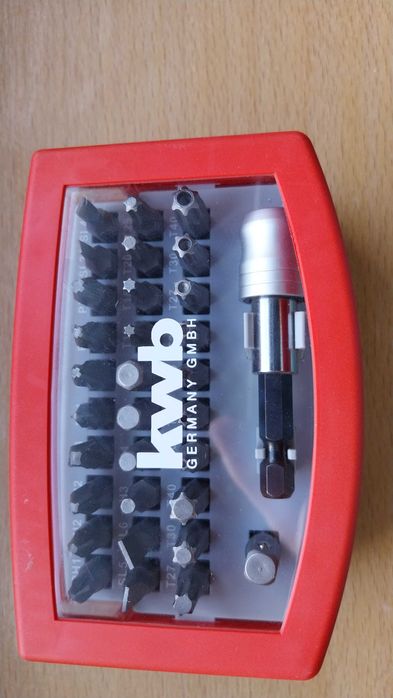Conjunto de Bits 25mm 32 Peças KWB (aço CR-V)