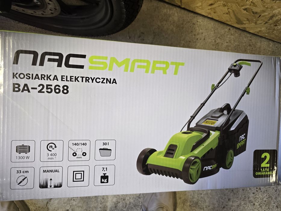 Kosiarka elektryczna nowa, fabryczna, NAC