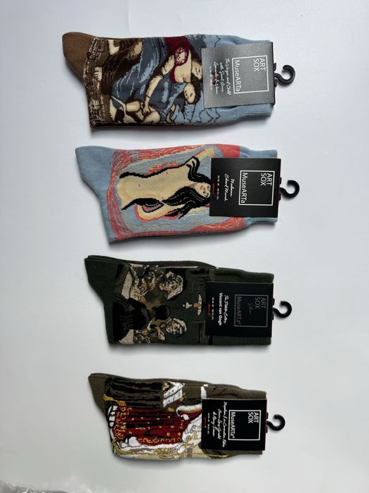 Pomysl  na prezent 4 pary zestaw skarpetek skarpet Musearta