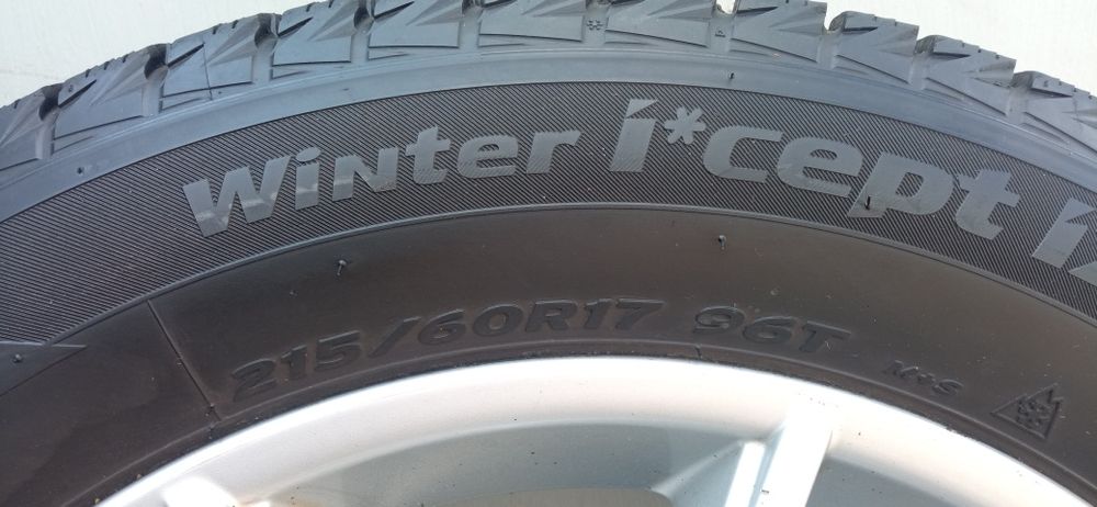 Колеса з титановими дисками 215/60/R17 зима, HANKOOK