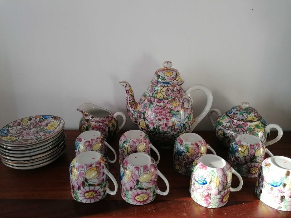 Serviço de café e chá chinês