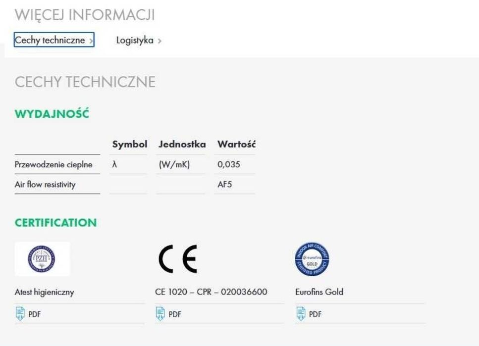 Wełna mineralna 5, 10, 15, 20 cm Knauf Unifit 035 033 032 150mm cała Polska