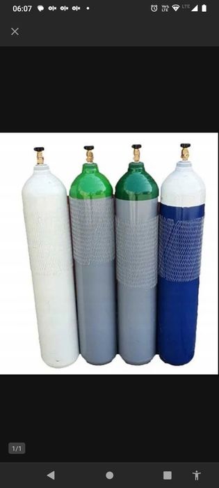 Butla Tlen Mix Argon Azot Acetylen .T40 .T50l.Gazy Techniczne.