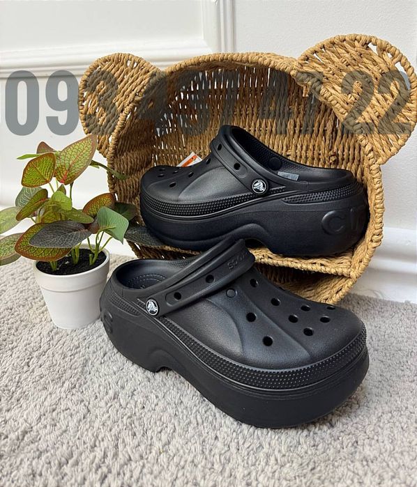 Crocs Bella Clog Жіночі Крокси Сабо на Платформі Crocs Bella Clog