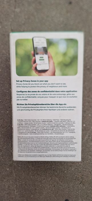 Wideodzwonek Blink Video Doorbell czarny