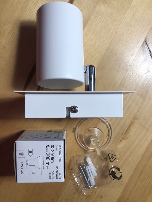 Reflektory 2 sztuki SPOTLIGHT LED GU10 LIVARNO