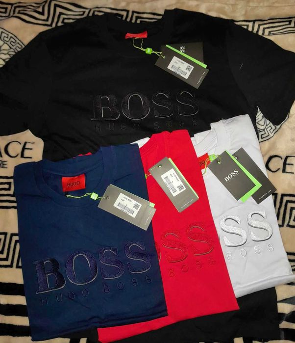 Koszulka męska duzy znaczek Boss calvin klein Shirt Premium
